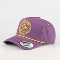 Casquette de baseball 5 panneaux de haute qualité avec logo brodé personnalisé OEM pour activités de plein air, golf et sport