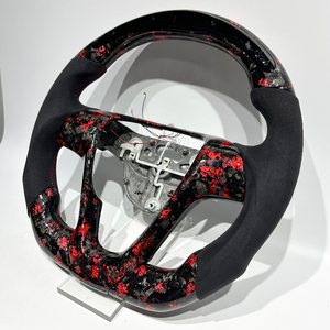Volante Deportivo en Forma de <span class=keywords><strong>D</strong></span> con LED, de Fibra de Carbono y Cuero, Directo de Fábrica, Apto para SMART 451 - Product Image 4