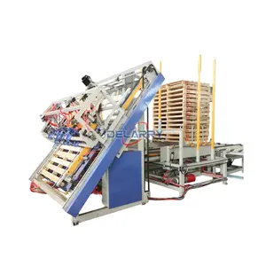 Ligne de production automatique de palettes en blocs Eur Epal en bois Prix de la machine de fabrication de palettes