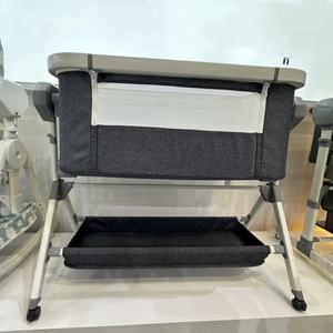 Berceau électrique horizontal pour bébé, lit à bascule intelligent à commande à distance, berceau en alliage d'aluminium réglable pour nouveau-né - Product Image 2