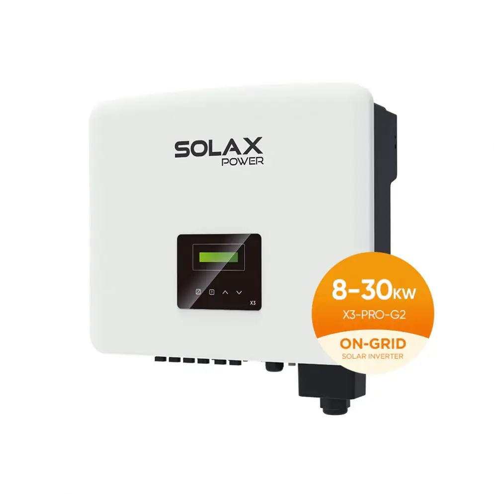 Solax inverter tenaga surya isi 3 fase, inverter tenaga surya dalam, tegangan tinggi 15kWh 380V, 3 fase 10KW 30kW 25kW 16kVA Mppt