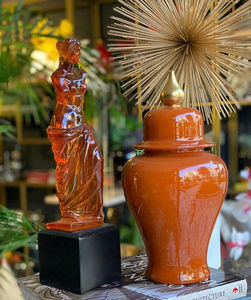 Resina epoxi transparente colorida <span class=keywords><strong>Venus</strong></span> figura estatua moderna escultura de mesa - Product Image 3