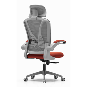 <span class=keywords><strong>Silla</strong></span> giratoria ejecutiva de malla con reposapiés, <span class=keywords><strong>silla</strong></span> giratoria de respaldo alto ergonómica de tela de malla negra completa para oficina - Product Image 2
