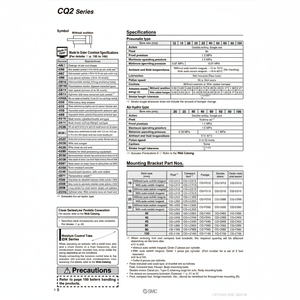 Piezas neumáticas SMC Compact Cylinder - Product Image 1