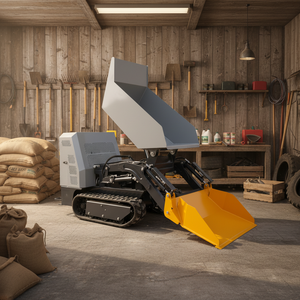 Oferta Especial Envío Gratis Mini Dumper de Orugas Barato EPA CE EUR5 Transportador de Orugas de Goma Pequeño Operado Manualmente - Product Image 1
