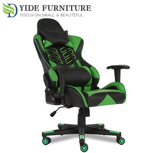 <span class=keywords><strong>Chaise</strong></span> en cuir inclinable moderne verte pour ordinateur <span class=keywords><strong>Gamer</strong></span> - Product Image 3