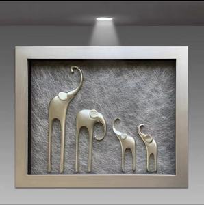 Cuadro de Vidrio con Efecto 3D, Pintura Física Hecha a Mano, Marco de <span class=keywords><strong>Madera</strong></span>, Distribución de 120 Grados, Pintura para Caja de Medidor Eléctrico - Product Image 3