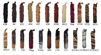 Vente en gros usine 150g Extensions de cheveux bouclés en spirale colorés style French Curls, Cheveux ondulés pour tresses, Fibre soyeuse de luxe résistante à la chaleur