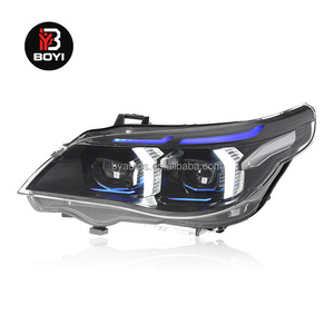Fari E60 per <span class=keywords><strong>BMW</strong></span> Serie 5 2003-2010 <span class=keywords><strong>520d</strong></span> 523i 525i 530i, Aggiornamento Fari LED DRL con Segnale Automatico, Accessori E60 - Product Image 5