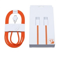 Kabel Pengisian Cepat USB-C PD 60W untuk iPhone 17 Pro Max, iPad & iPhone Air 16e/15 dengan Jaket Anyaman dan Kemasan Kotak Retail