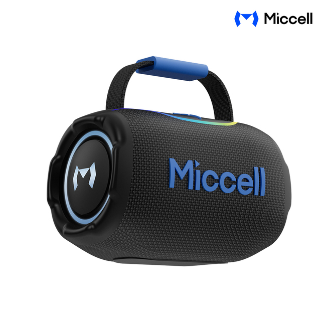 Altavoz Estéreo Miccell Con Emparejamiento TWS Dual, Inalambrico Y Portatil Ideal Para Fiestas Al Aire Libre Y Viajes
