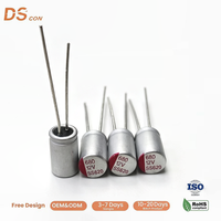 Condensador de Polímero de 12V 680uF, 6.3x11mm, Radial, Sólido, Alta Corriente de Ondulación, para Módulo de Placa de Circuito de Adaptador de Corriente de 12V