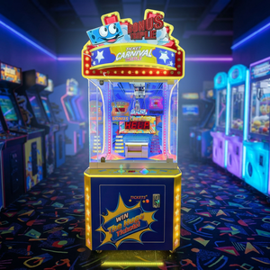 Ticket Carnival Triple 1 Player Redemption Arcade <b>Machine</b> Claw Ticket Prize Coin Operated Game - Product Image 4