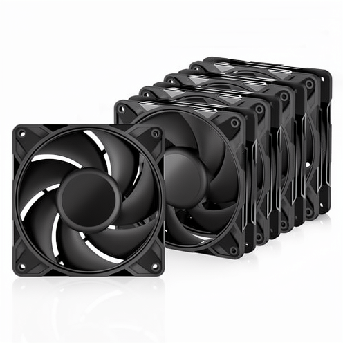 120x120x25mm High-Speed Silent DC Fan 12V/24V Ball Bearing 12025 for Computer Case and CPU Cooling