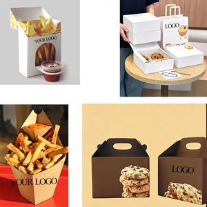 Cajas y Bolsas de Papel Kraft Biodegradables Personalizadas al por Mayor para Comida Rápida y Hamburguesas - Product Image 5