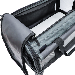 Luxe Kat Hond Pet Carrier Airline Goedgekeurd Kleine Hond Carrier Zachte Zijdig Inklapbare Puppy Carrier - Product Image 5