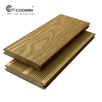 Revêtement de terrasse composite co-extrudé durable pour l'extérieur et les jardins