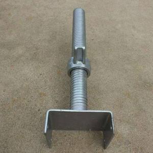 Регулируемая опорная стойка для строительных лесов, стальная винтовая опора с полной резьбой и противоскользящим покрытием для строительных работ - Product Image 5