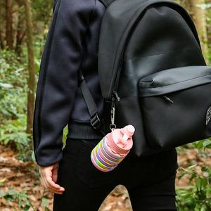 Botella de <span class=keywords><strong>Agua</strong></span> Plegable de Silicona de Marca Privada al por Mayor, Botella de Silicona Libre de BPA para Acampar y Viajar, Diseño Plegable - Product Image 6