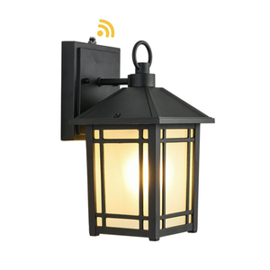 Anochecer a amanecer Sensor Linternas de <span class=keywords><strong>pared</strong></span> Exterior impermeable Exterior Porche delantero Lámpara de <span class=keywords><strong>pared</strong></span> de seguridad Montaje Patio Valla Garaje Decorativo - Product Image 4