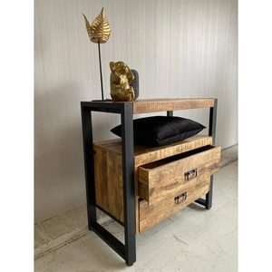 Elegante Aparador de Madera de Mango con Amplio Espacio de Almacenamiento, Construcción Duradera, Perfecto para Sala de Estar o Dormitorio - Product Image 2