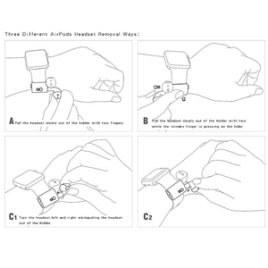 Portatile Anti-perso Del Silicone Del Trasduttore Auricolare Supporto per AirPods Pro Cuffia Holder Custodia In Silicone Per Airpods Titolare Della Vigilanza Accessori - Product Image 3