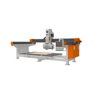 Jinan Ganger cnc 4 axis tile cutting GQ-3220A sintered stone saw jet stone cutter granite bridge saw for cutting slabs