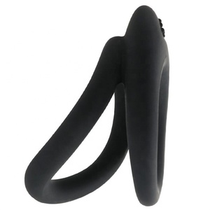 Durável Silicone Duplo Galo Anel Sexo Toy para Homens Penis Anéis Projetado para Delay Tempo - Product Image 2