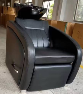 Chaise professionnelle haut de gamme pour salon de coiffure, design simple, lit de lavage pour barbier - Product Image 2