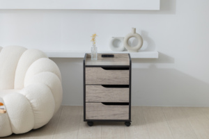 โต๊ะข้างเตียงคุณภาพพรีเมียมทันสมัย ผลิตจากไม้ปาร์ติเคิลบอร์ด ขายตรงจากโรงงานไต้หวัน จีน เฟอร์นิเจอร์ห้องนอน - Product Image 6