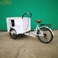 Chariot pour glaces avec présentoir congélateur Chariot pour glaces glacées avec vélos