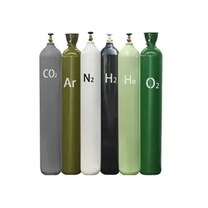 50L 99.99% gases helium nitrogen gas/hydrogen gas/Gas H2 with cylinder
