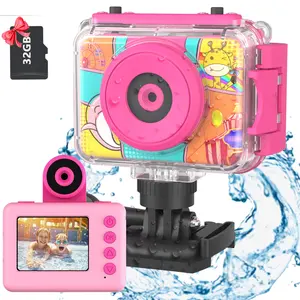 OEM Kids Education Toys Camera 1080P Video Waterproof Kids Gift Mini Camera Pool Toy