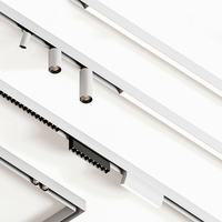 Système d'éclairage sur rail LED magnétique intelligent et dimmable TmallGenie blanc, design moderne, CRI élevé 90, température de couleur 3000K-6000K
