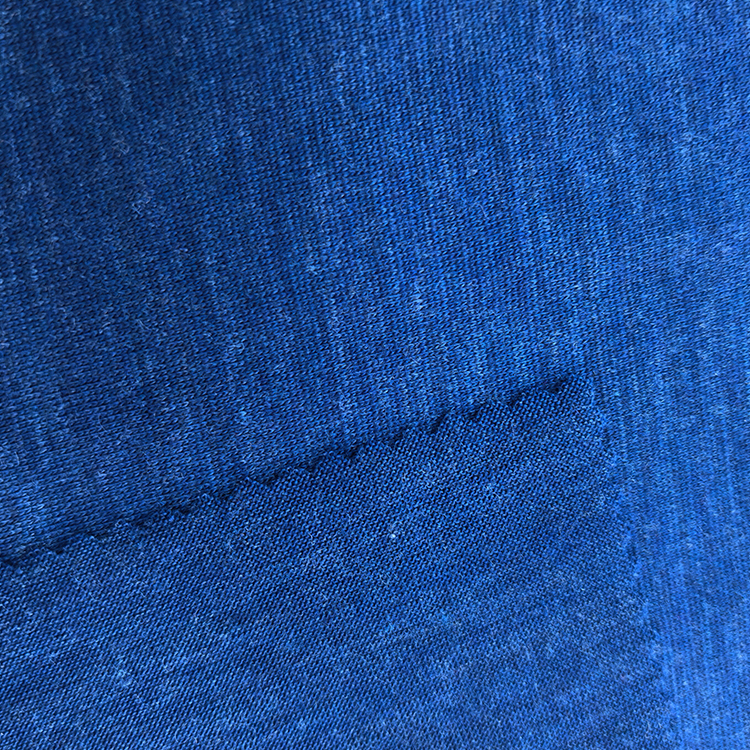 High Quality 26S Lightweight 165GSM Knitting Antibacterial 100%Wool Single Jersey Fabric For T-shirt,Casualwear