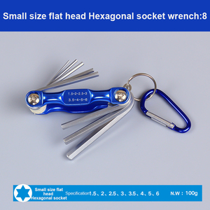 Chiave esagonale pieghevole da 3-6 mm e cacciavite portatile <span class=keywords><strong>a</strong></span> <span class=keywords><strong>stella</strong></span> esagonale con design pieghevole per una facile trasportabilità. - Product Image 2