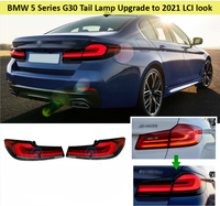 Pour BMW G30 jusqu'à G30 2021, feux arrière LED, feux antibrouillard, feux de jour DRL, accessoires de tuning automobile