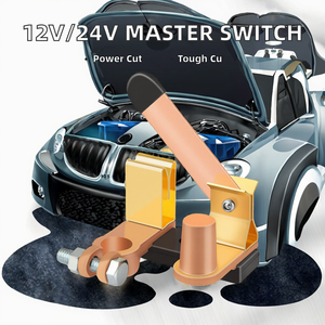 Interruptor de Desconexión de Batería de 12V/24V de Alta Calidad para Automóviles, Barcos, RV y ATV - Desconectores de Batería - Product Image 2