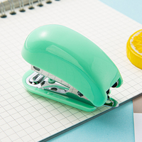 Mini agrafeuse universelle Portable de couleur Macaron, outil manuel multifonctionnel de bureau, pour étudiants, sans effort