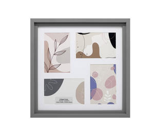 Gran oferta 2025, marco de madera MDF, <span class=keywords><strong>Collage</strong></span> Show 3, 4 fotos, apertura múltiple para decoración colgante de pared, se acepta regalo de <span class=keywords><strong>arte</strong></span> personalizado - Product Image 2