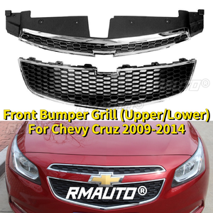 Grilles de calandre supérieures et inférieures RMAUTO pour Chevrolet Chevy Cruze 2009-2014, kits de style de carrosserie automobile - Product Image 2