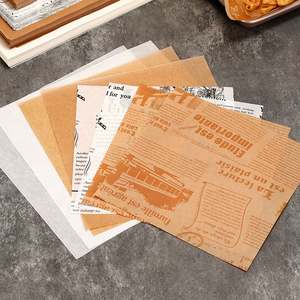 Feuilles de papier silicone personnalisées avec logo, 40 g/m², anti-graisse, pour barbecue, cuisson, revêtement simple face pour pain, pizza, sushi - Product Image 2