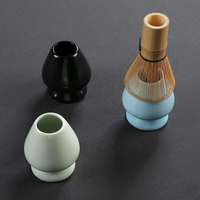 Support en céramique japonaise pour fouet à matcha, bol, fouet en bambou, brosse, moulin à thé, accessoires et ustensiles de thé