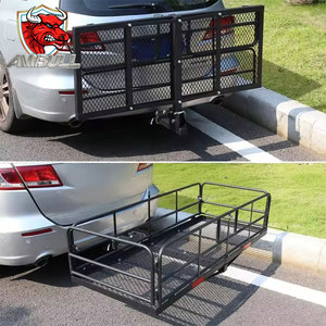 Porte-bagages pliable Ambull 500lbs avec attelage de 2 pouces, étanche, pour voiture, panier à bagages arrière, support de rangement pour bagages monté sur le véhicule - Product Image 3
