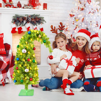 Arbre de Noël Grinch en PVC artificiel à succès, arbre de Noël fantaisiste pour la décoration de fête de Noël