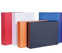 Emballage en carton de luxe écologique, 50 pièces, boîte magnétique jaune, pliable et personnalisée, nouveau Design A4 A5 A6