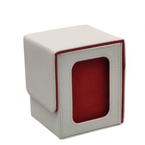 New Product Hot Selling Manufacturer Direct Sales High-<b>end</b> PU Leather Integrated Game Card Box, Window <b>Storage</b> Box Packaging - Product Image 3