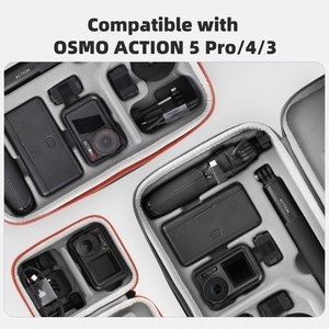 Новинка: портативный кейс Sunnylife для DJI Osmo Action 5 Pro / 4 / <span class=keywords><strong>3</strong></span>, чехол для хранения экшн-камеры (черный) - Product Image 3