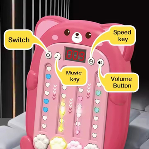 Jouets éducatifs classiques très populaires pour enfants : machine de <span class=keywords><strong>jeu</strong></span> rythmique amusante en forme d'ours, de <span class=keywords><strong>chat</strong></span> et de tigre - Product Image 2