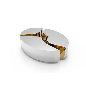 Tavolo da tè moderno italiano in <span class=keywords><strong>metallo</strong></span> acciaio inox oro <span class=keywords><strong>nero</strong></span> <span class=keywords><strong>tavolino</strong></span> bar Patio giardino tavolo da soggiorno - Product Image 2